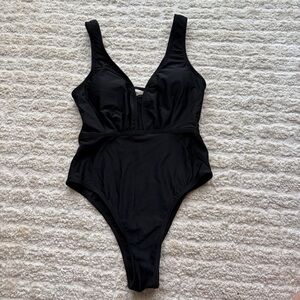 Black One Piece Swimsuit